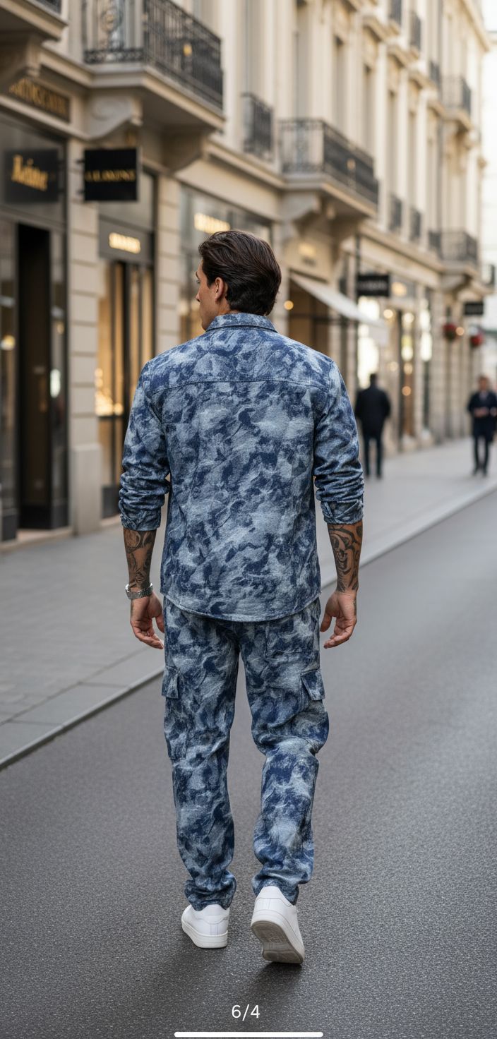 Ensemble jean veste pantalon