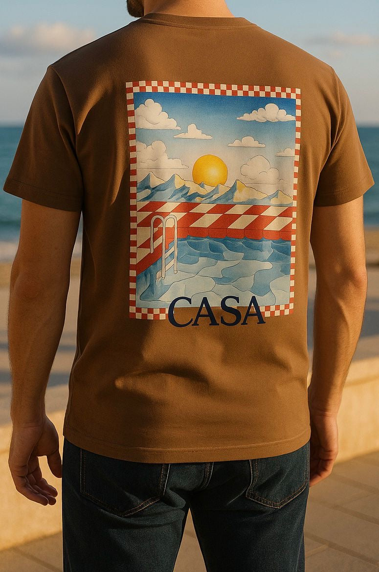 T-shirt Casa marron