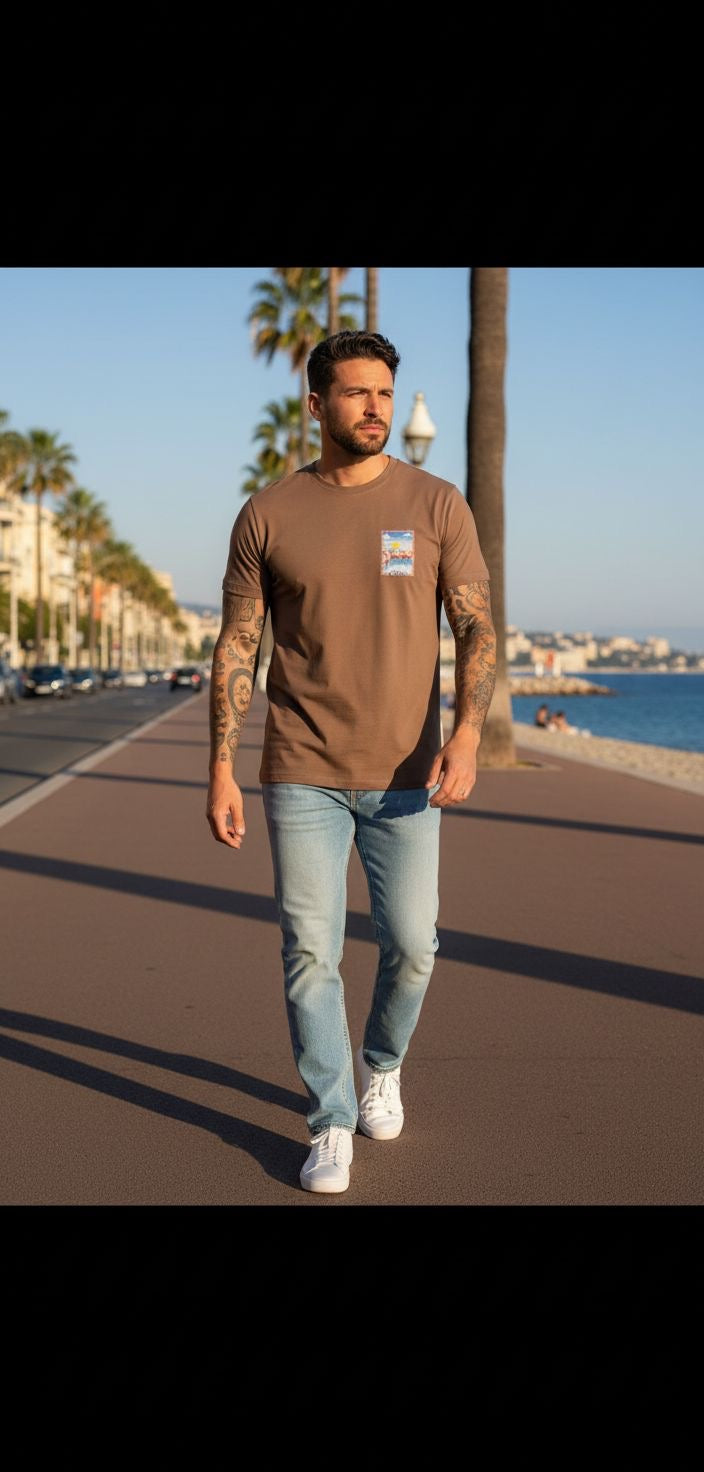 T-shirt Casa marron