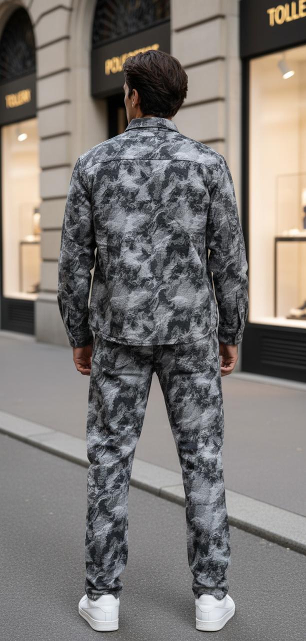 Ensemble jean veste pantalon