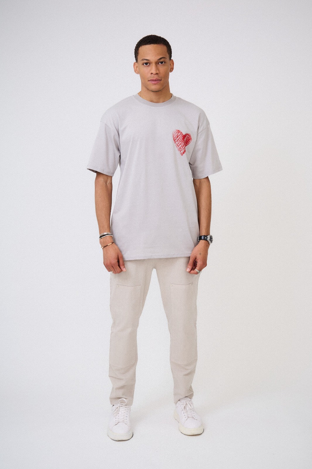 T-shirt logo grand coeur