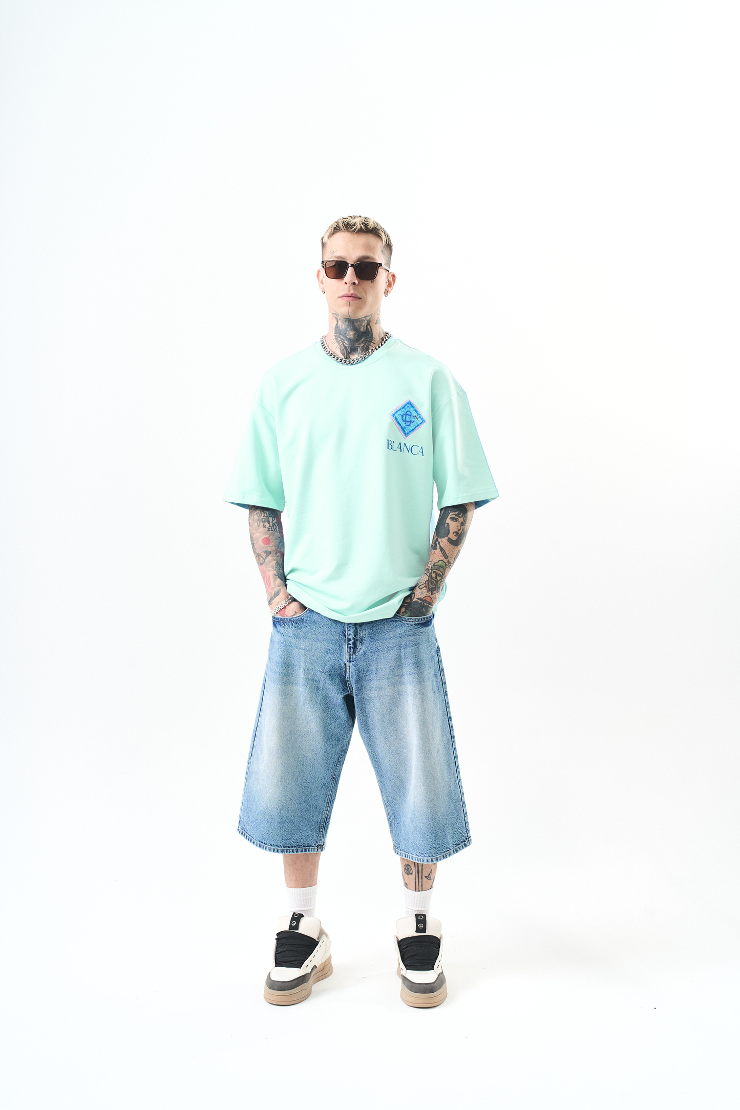 T-shirt BLANCA vert mint