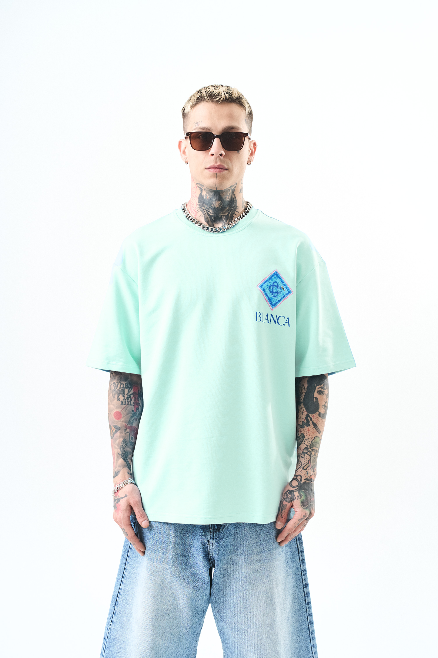 T-shirt BLANCA vert mint