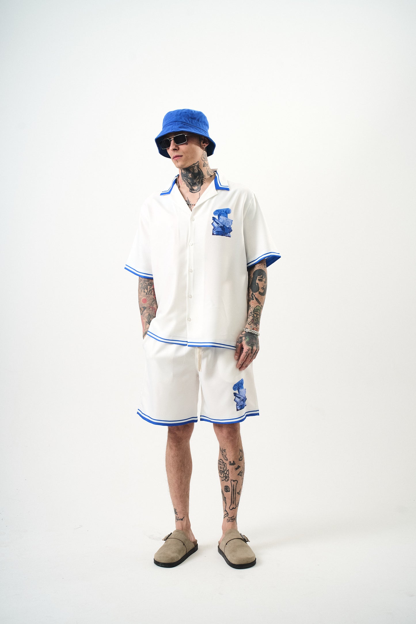Ensemble short colonne de gréce