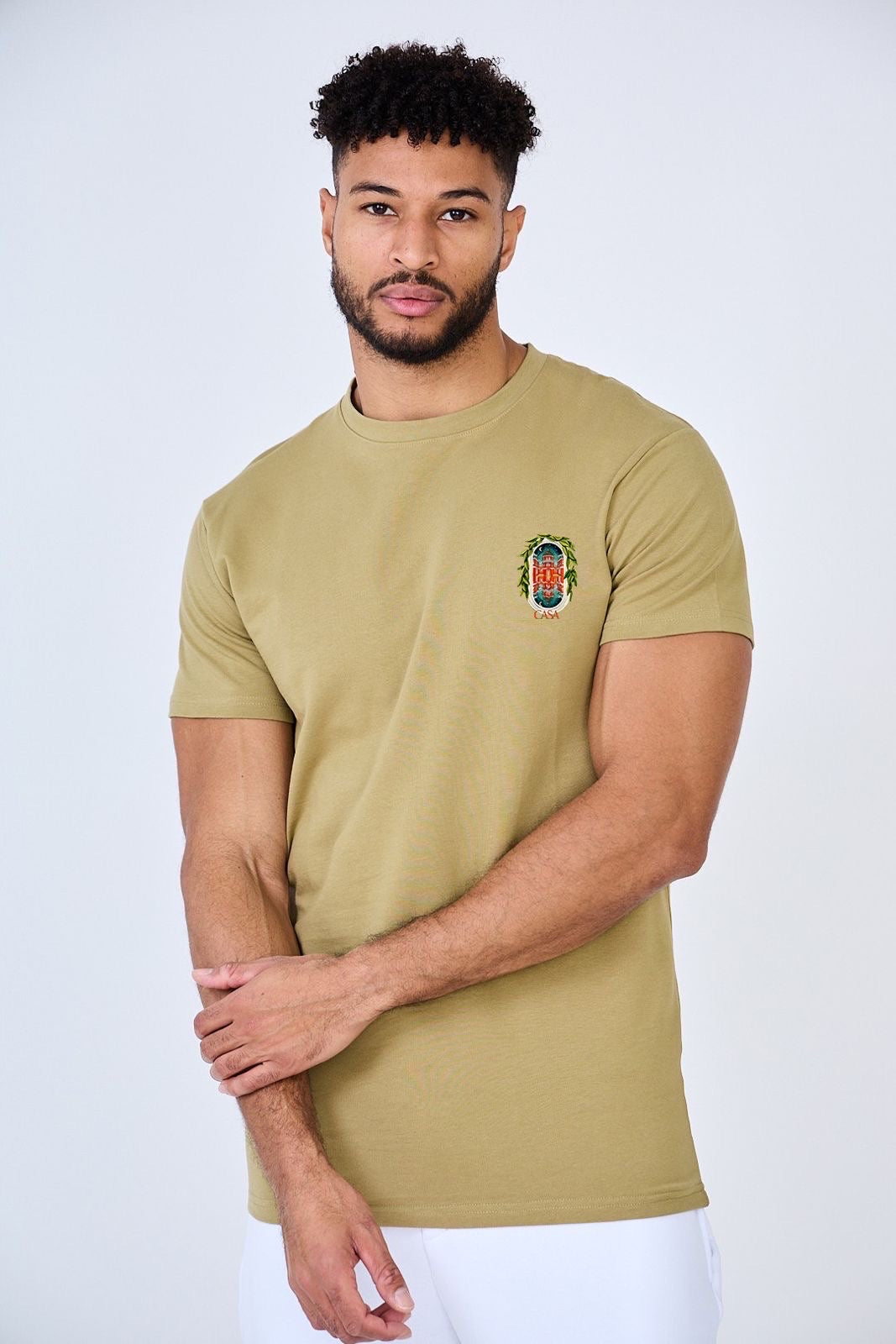 T-shirt CASA kaki vert