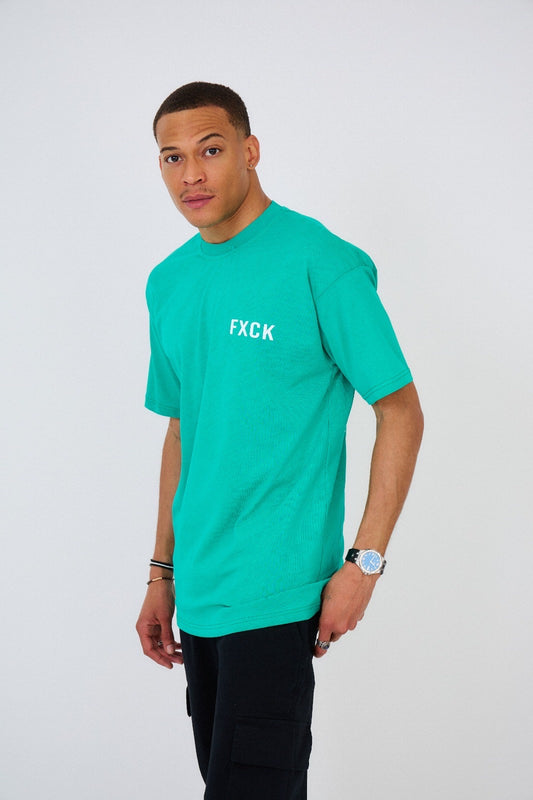 T-shirt FXCK vert