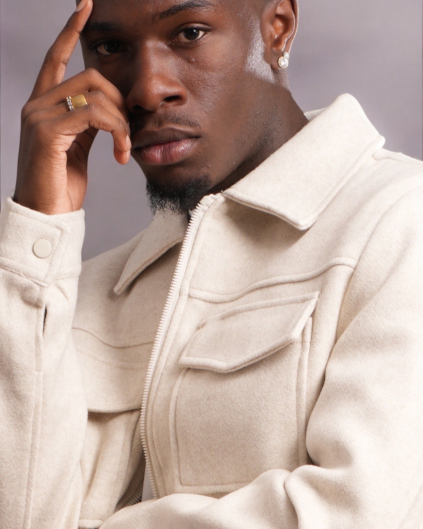 Veste Habillé Beige