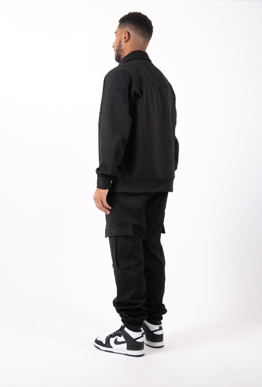 Ensemble cargo noir