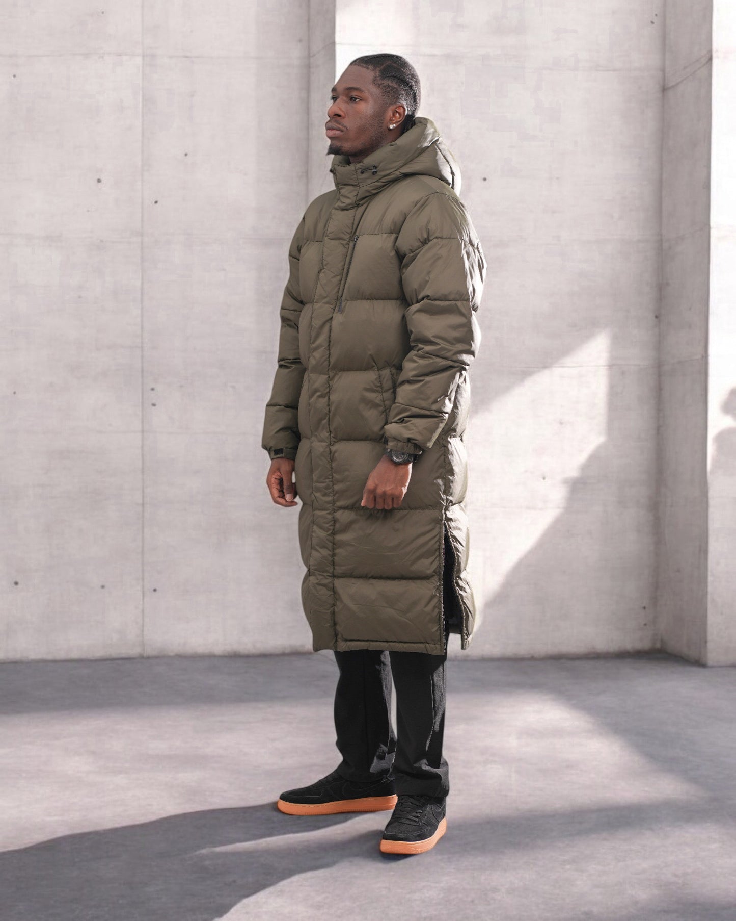 Doudoune longue matelasser