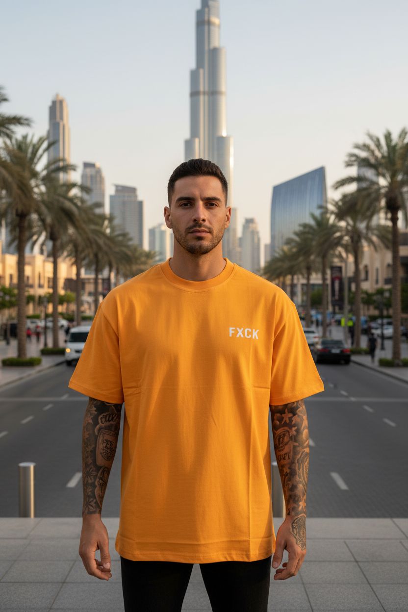 T-shirt FXCK ORANGE