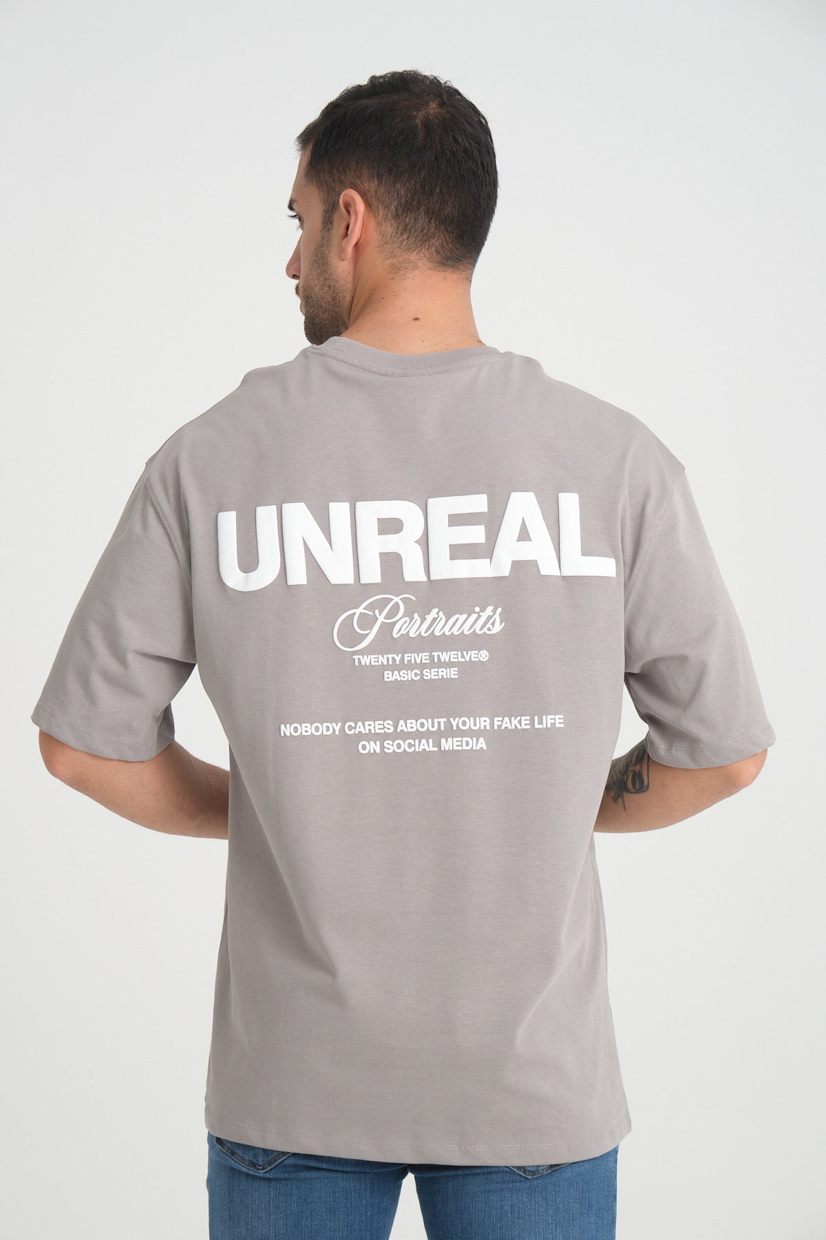 T-shirt unreal gris
