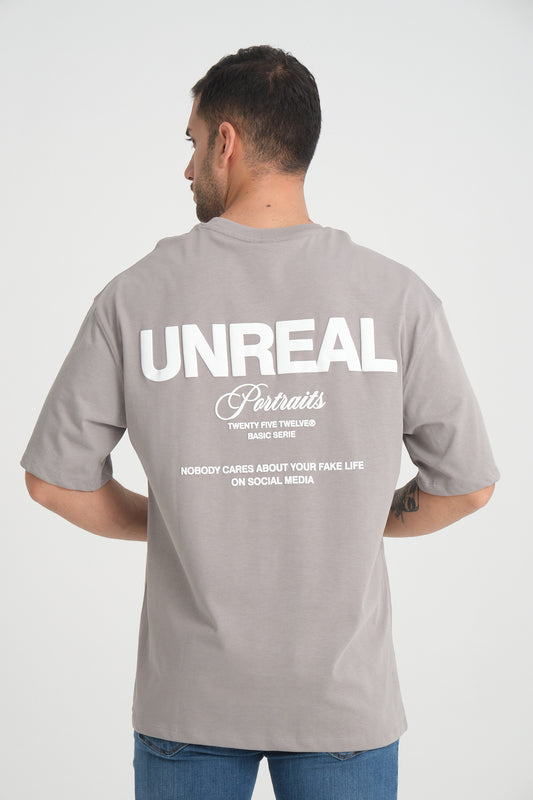 Unwirkliches graues T-Shirt