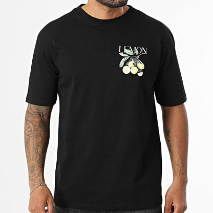 T-shirt lemon noir