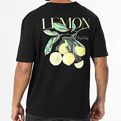 T-shirt lemon noir