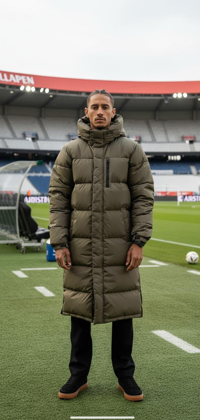 Doudoune longue matelasser