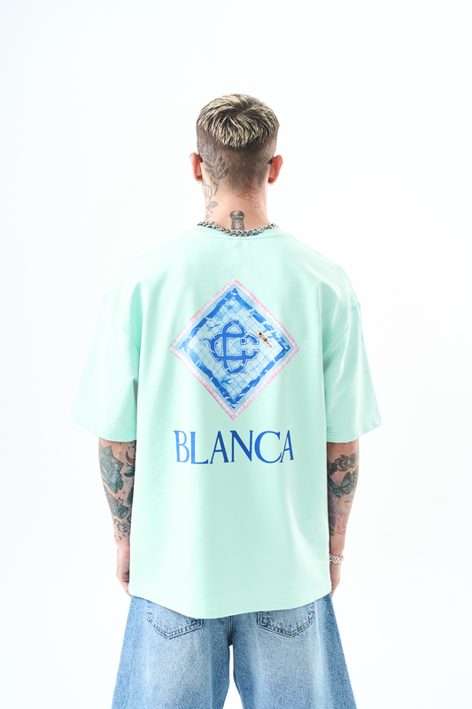 T-shirt BLANCA vert mint