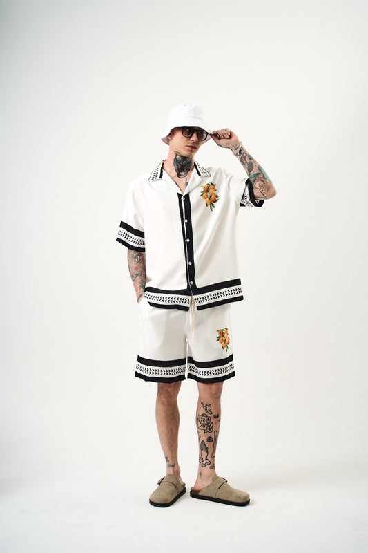Ensemble short grappe d'orange