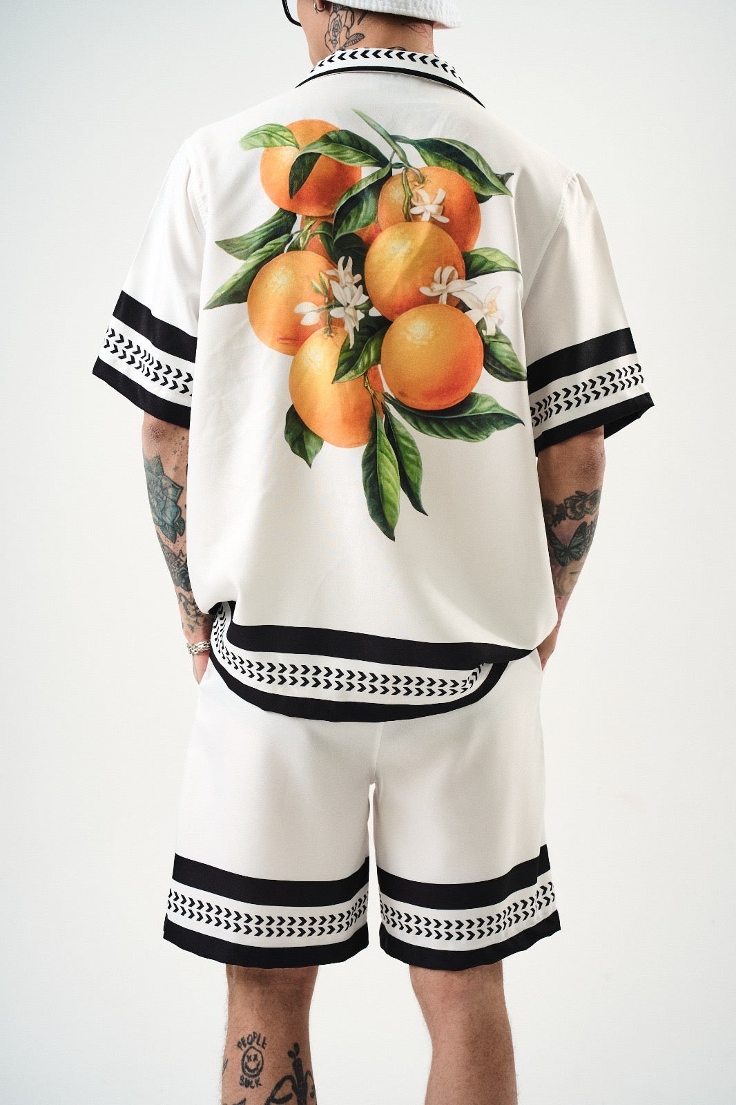 Ensemble short grappe d'orange