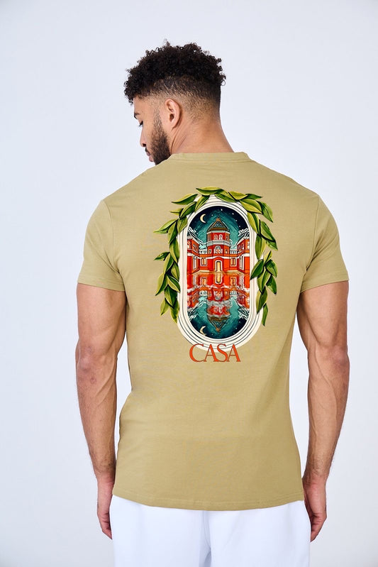 T-shirt CASA kaki vert