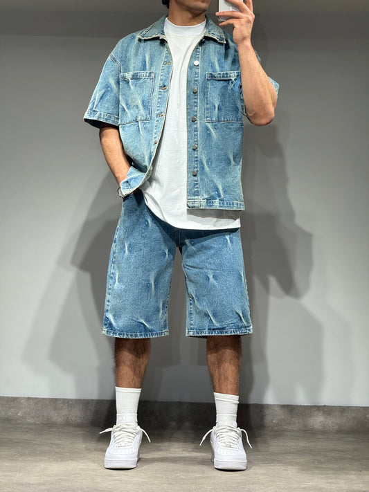 Ensemble short jeans