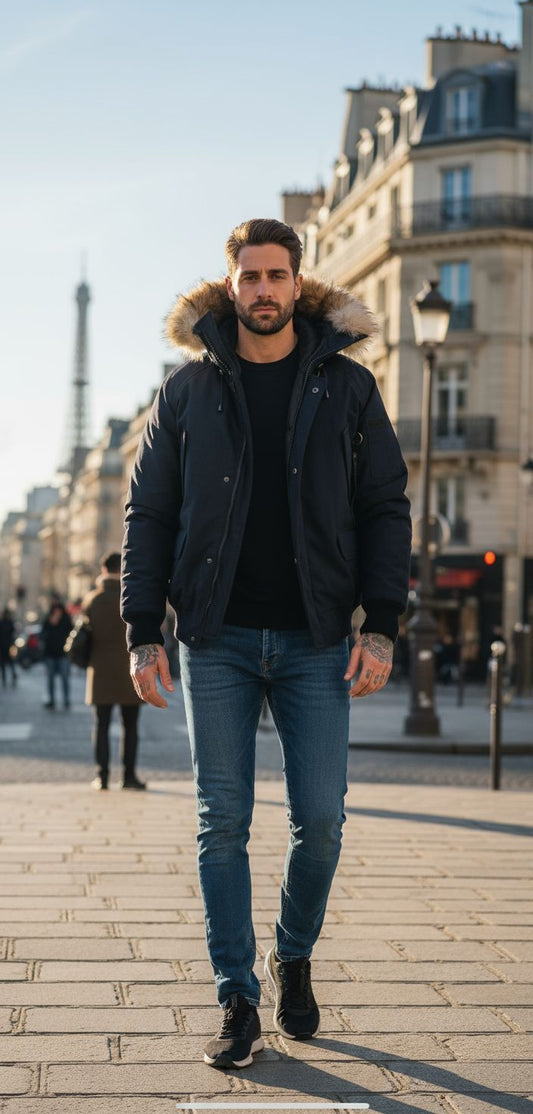 Blouson paragoose model aria Navy