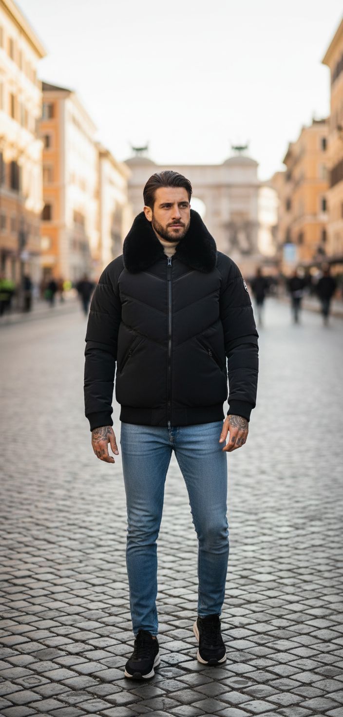 Blouson Paragoose model triple black