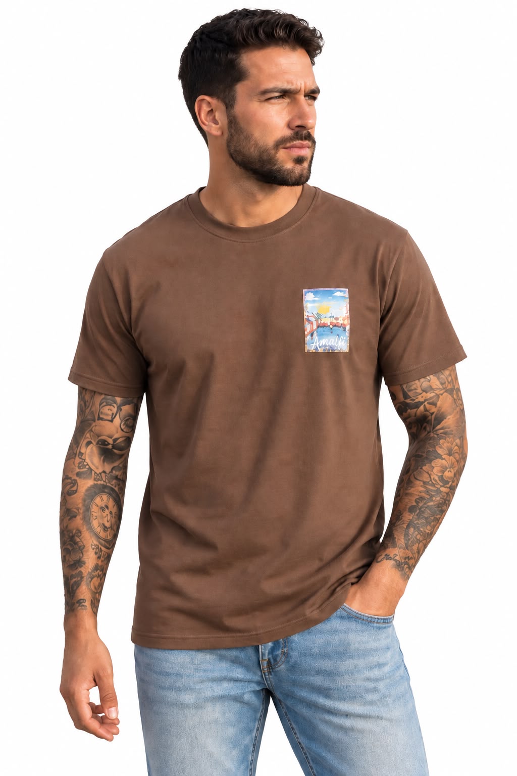 T-shirt CASA marron