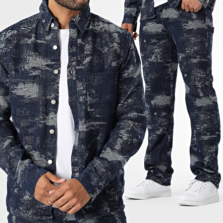 Jeans jacket pants set