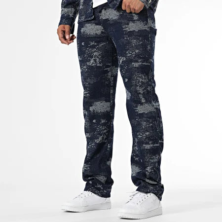 Jeans jacket pants set