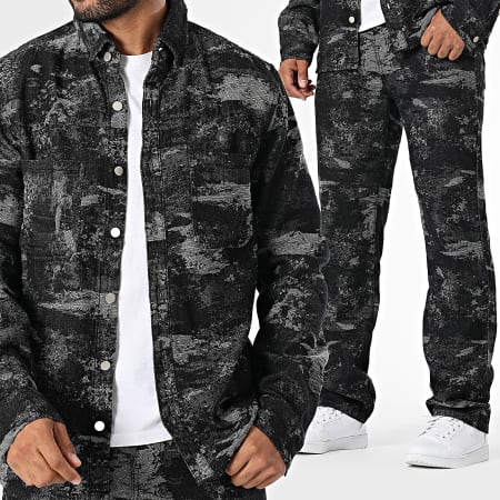 Jeans jacket pants set