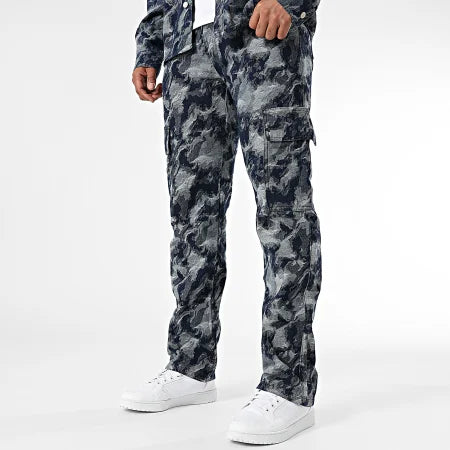 Jeans jacket pants set