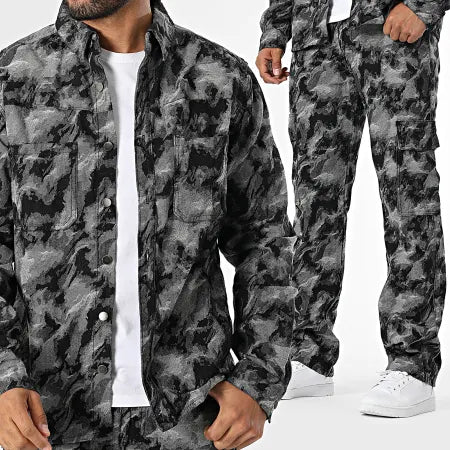 Jeans jacket pants set