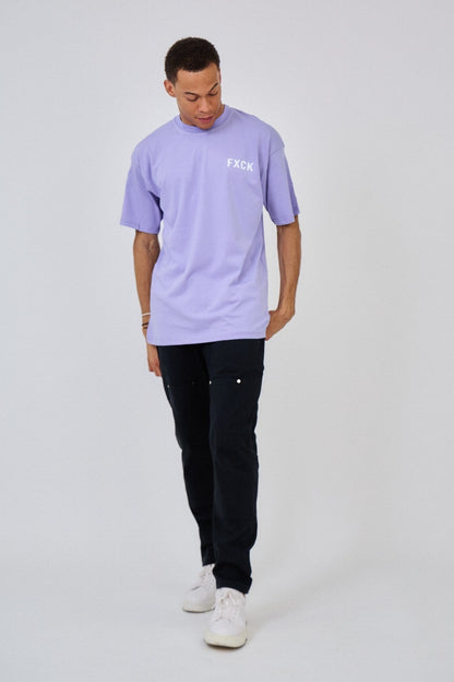 T-shirt FXCK violet