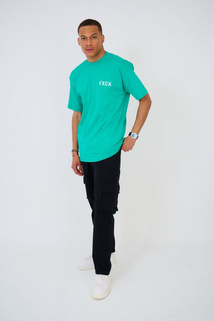T-shirt FXCK vert