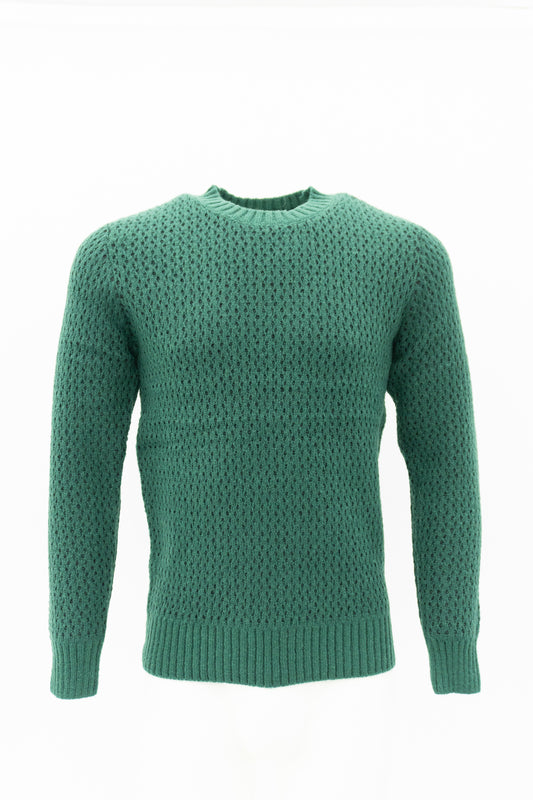 Dunkelgrüner Pullover