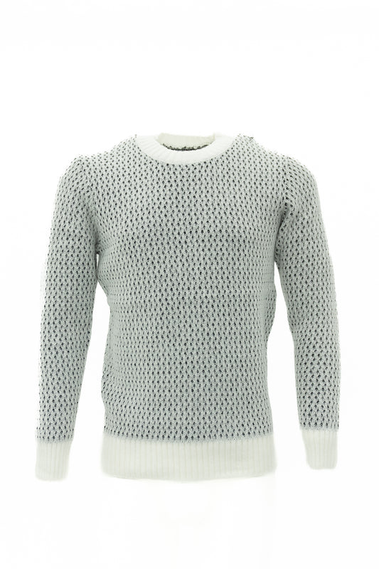 Weißer Pullover