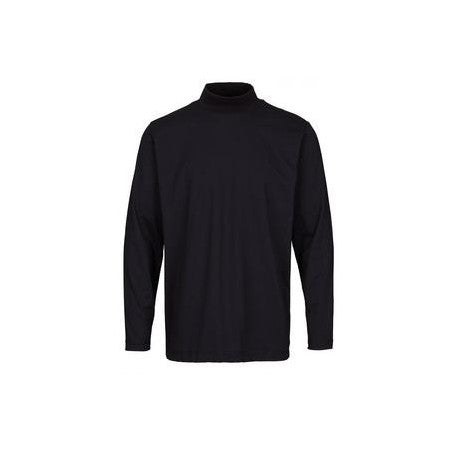 Pull col cheminée noir