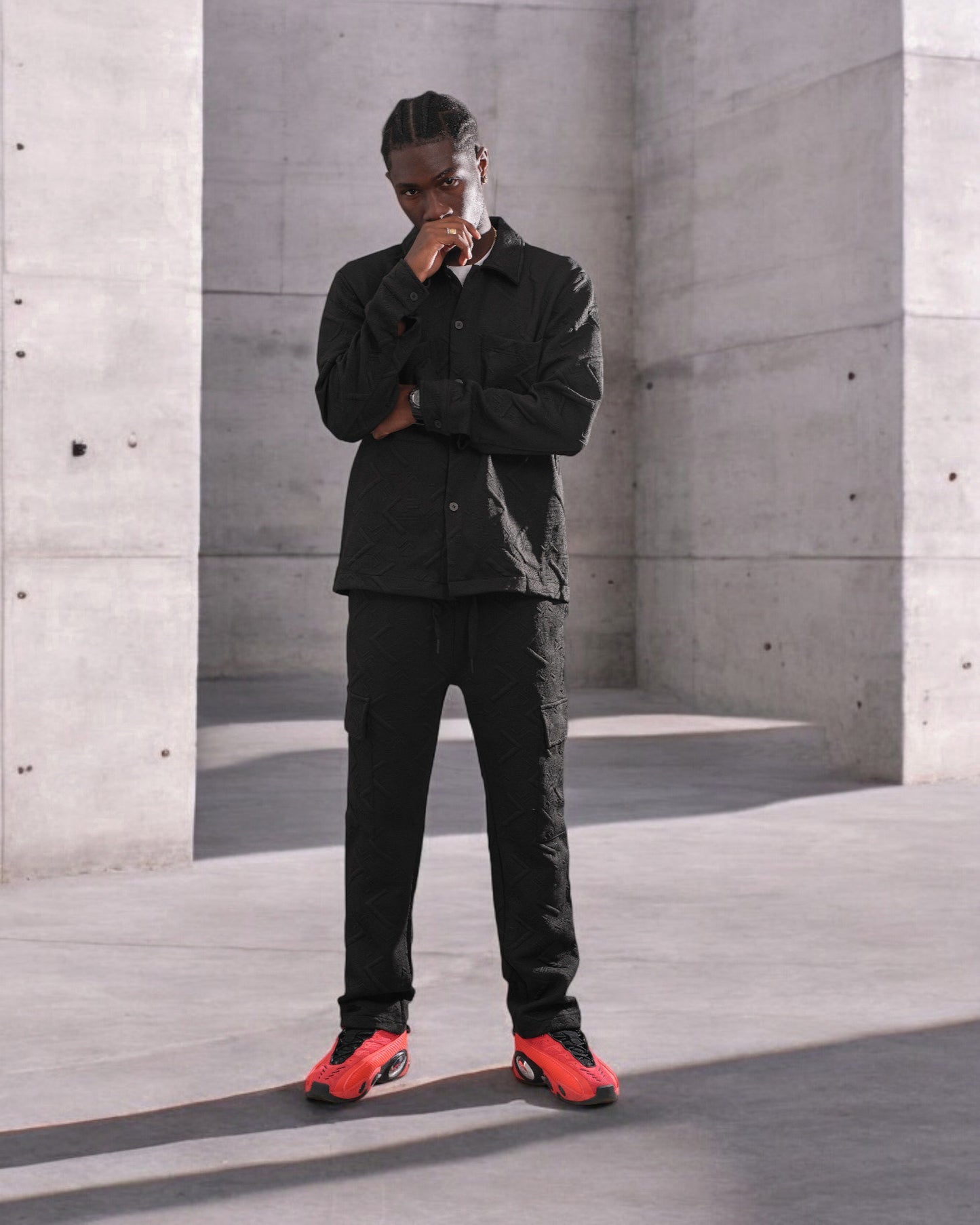 Pants and jacket set