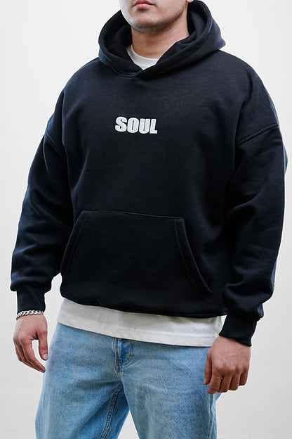 Sweat à capuche SOUL noir