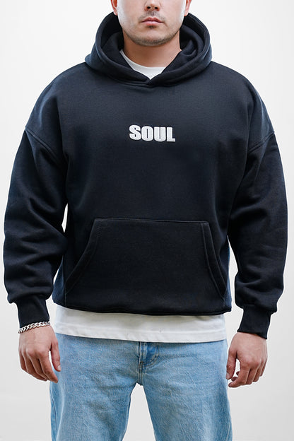 Sweat à capuche SOUL noir