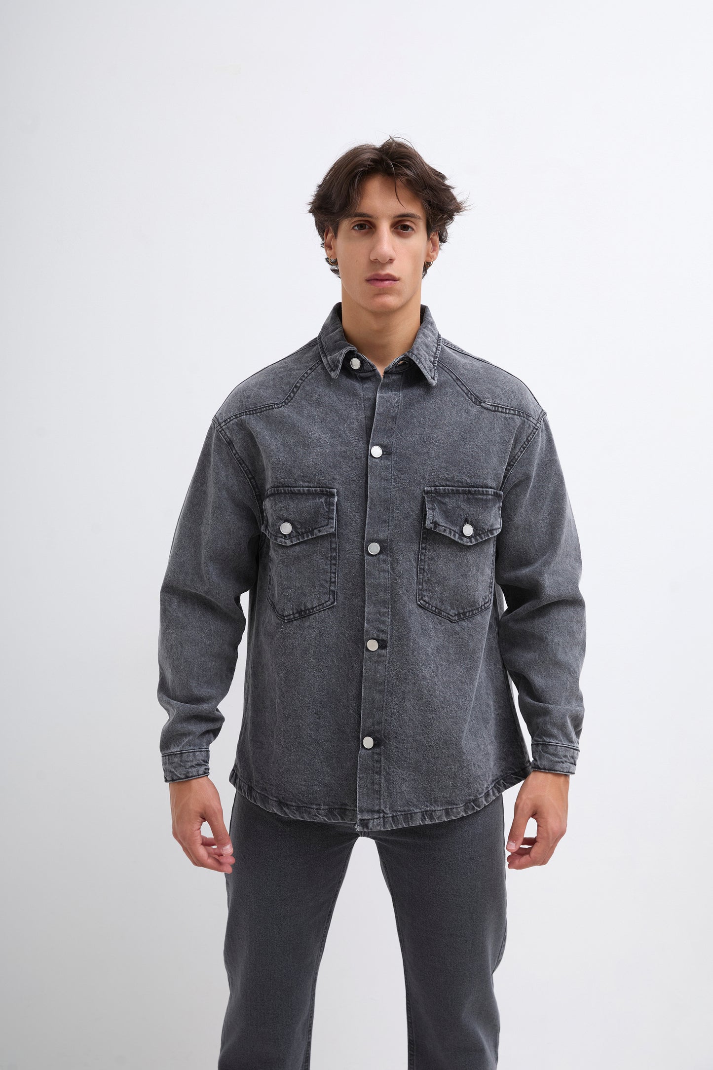 Denim overshirt