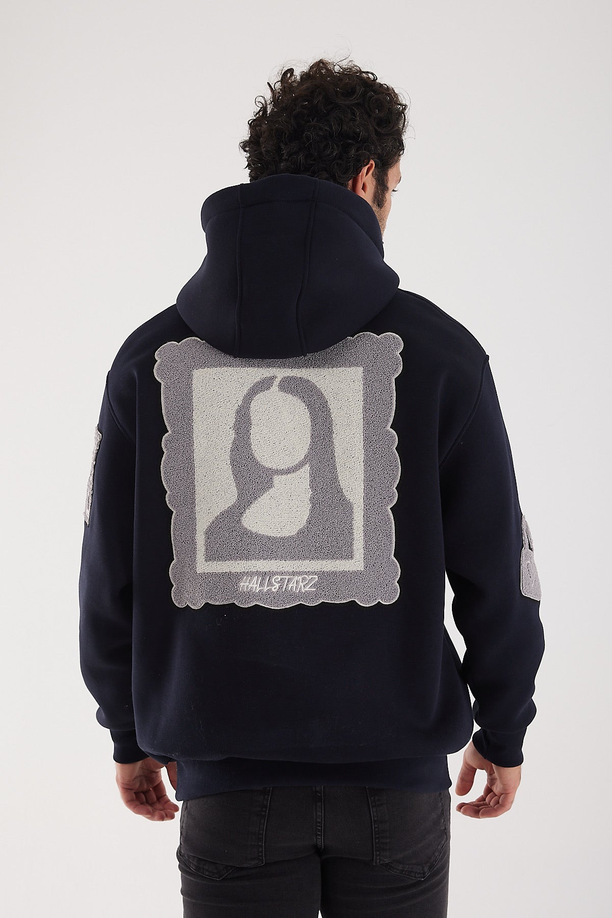 Sweat à capuche Bleu foncé