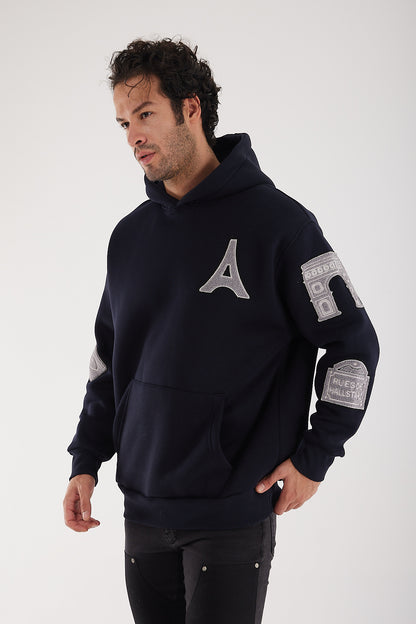 Dark Blue Hoodie