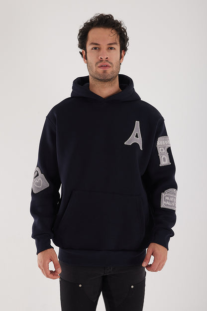 Dark Blue Hoodie