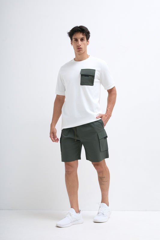 White pocket t-shirt