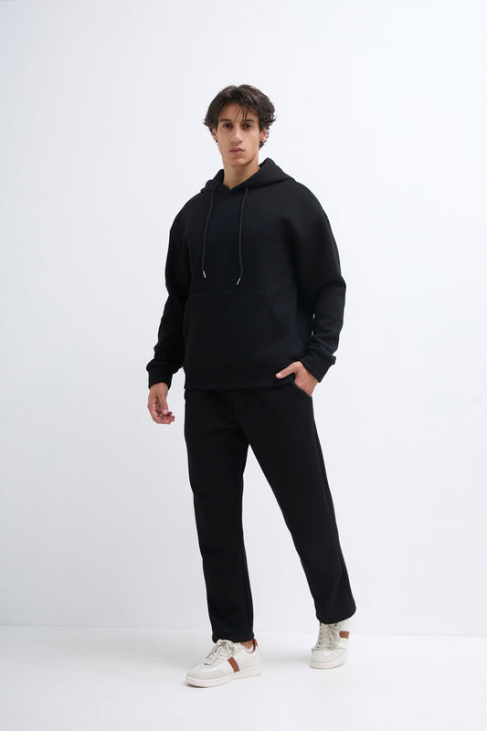 Hooded sweater pants set
